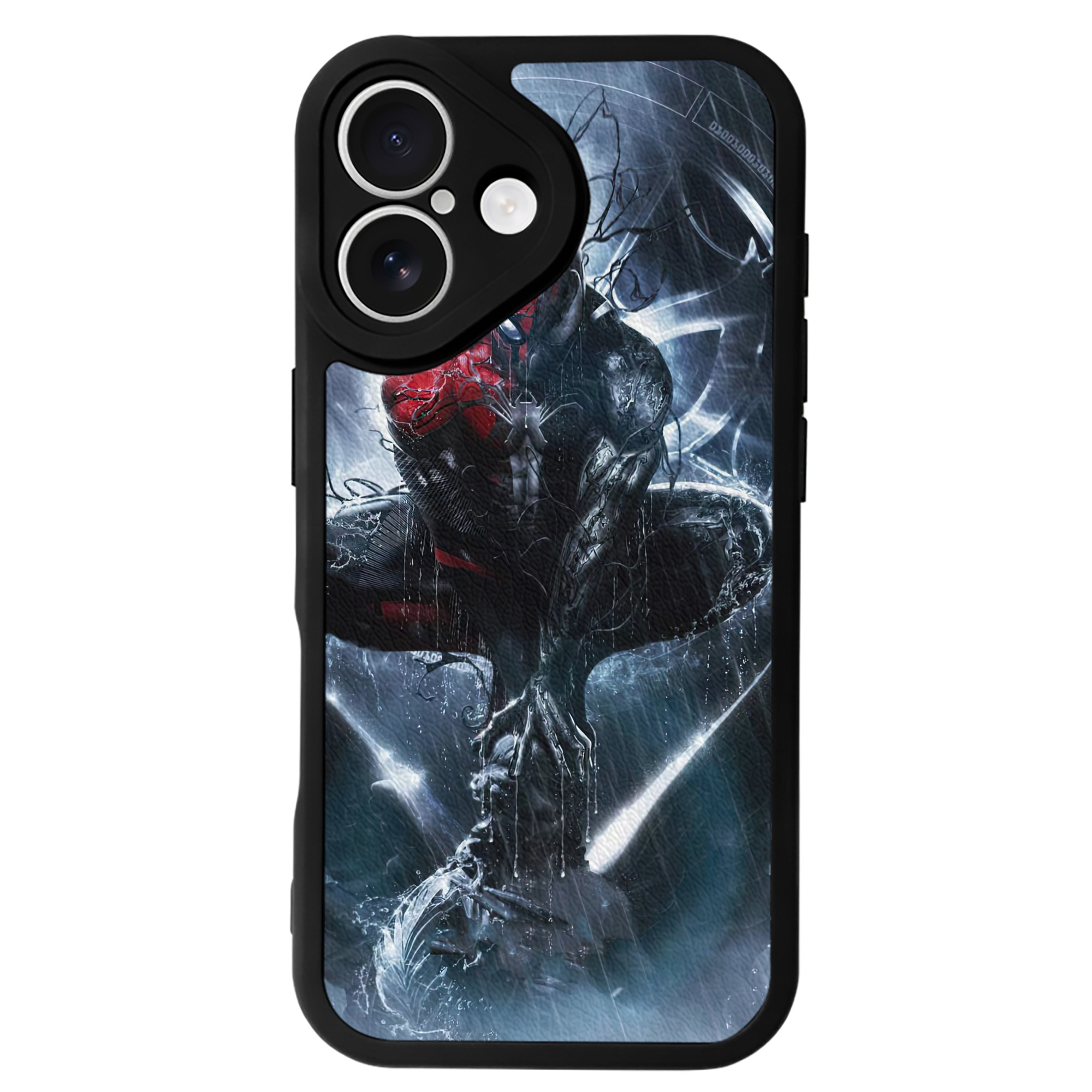 （画像用） Spider Man スパイダーマン 【iPhone 16シリーズ対応】シリコンスマホケース（レザー調） 材質：シリコン